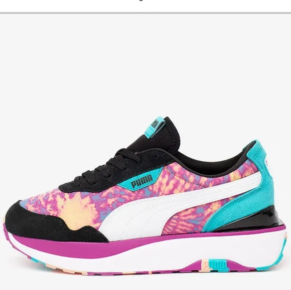 Puma Women's  Cruise Rider Tie-Dye Sneakers