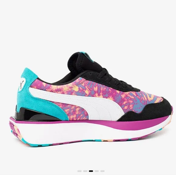 Puma Women's  Cruise Rider Tie-Dye Sneakers