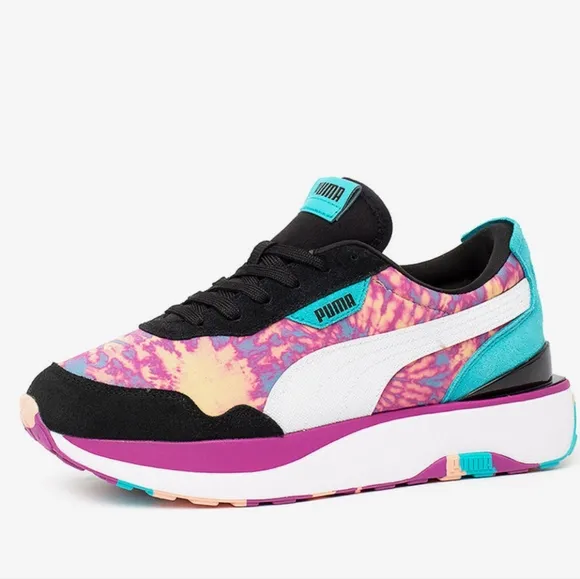 Puma Women's  Cruise Rider Tie-Dye Sneakers