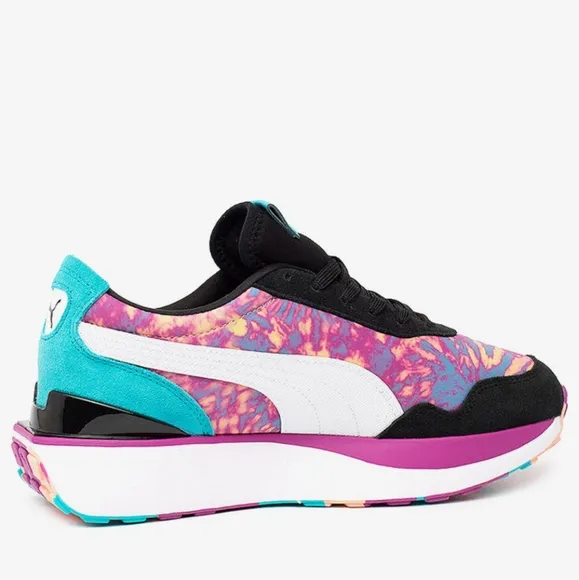 Puma Women's  Cruise Rider Tie-Dye Sneakers