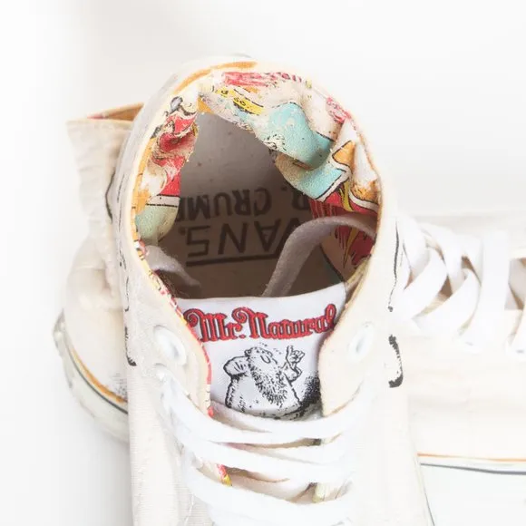 R. Crumb Mr. Natural 2009 X Vans Collab Rare Sk8-Hi Sneakers, Women's US 7.5