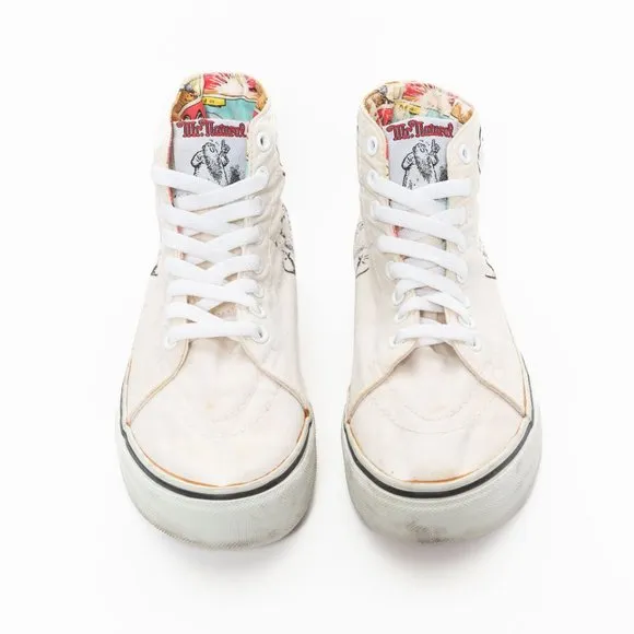 R. Crumb Mr. Natural 2009 X Vans Collab Rare Sk8-Hi Sneakers, Women's US 7.5