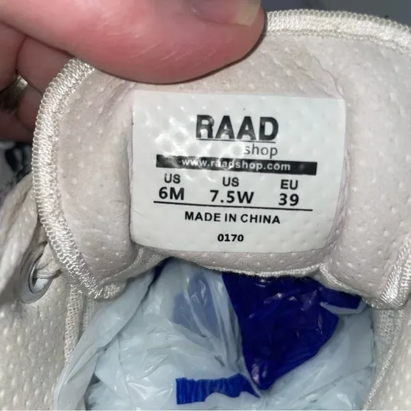 RAAD Shoes High Tops Unisex Palm Trees &amp; Skull Lace Up Multi Color 6M 7.5W