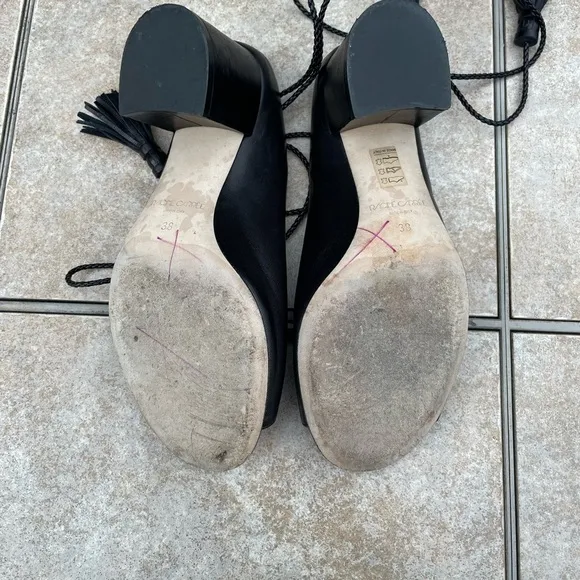 RACINE CARRÉE black leather shoes