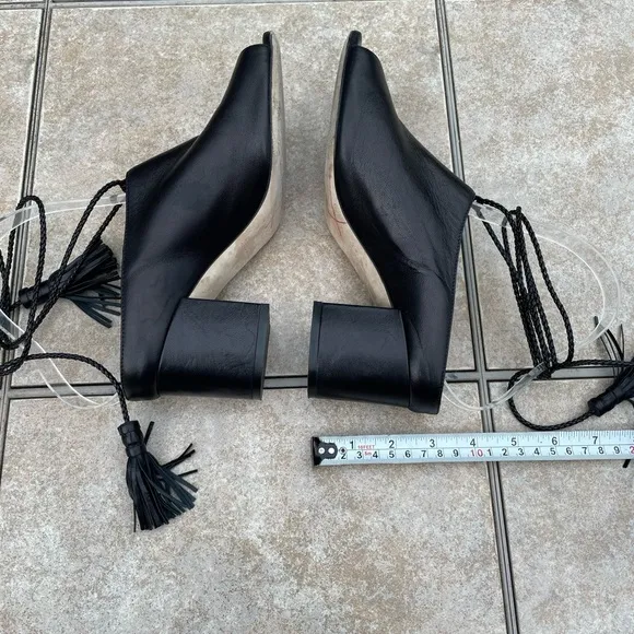 RACINE CARRÉE black leather shoes