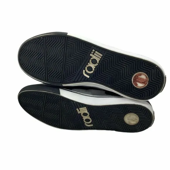 Radii Sneakers Skate Shoes Men's FM1073 Black Synthetic Lace Up Mid Top Size 13