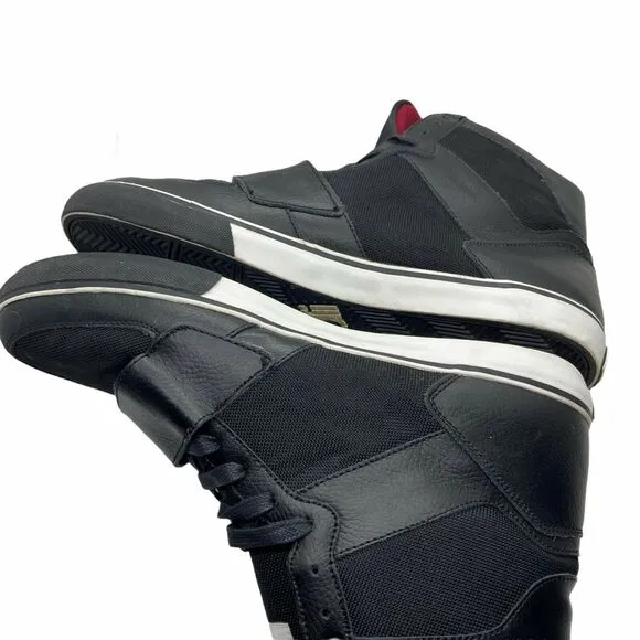 Radii Sneakers Skate Shoes Men's FM1073 Black Synthetic Lace Up Mid Top Size 13