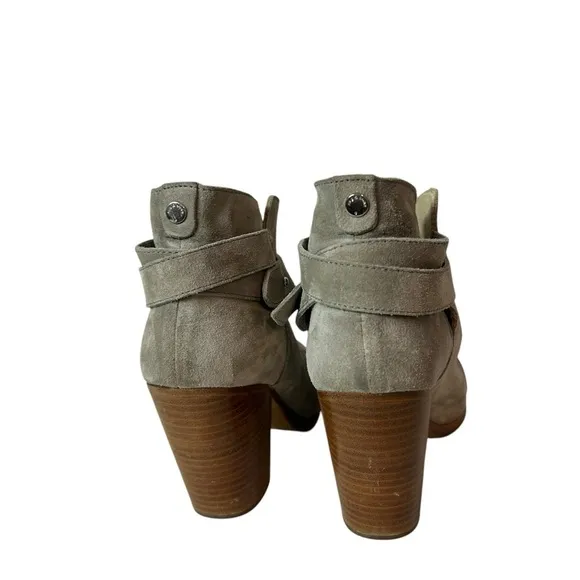 Rag &amp; Bone Harrow Suede Leather Pull On Ankle Boots Women's Size US 9 EU 39