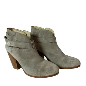 Rag &amp; Bone Harrow Suede Leather Pull On Ankle Boots Women's Size US 9 EU 39