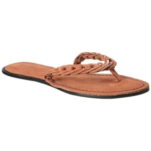Rag &amp; Bone Melrose Woven Suede Thong Sandals