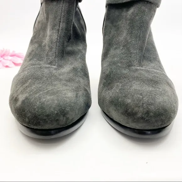 Rag &amp; Bone Newbury Suede Leather Ankle Boots: Dark Grey
