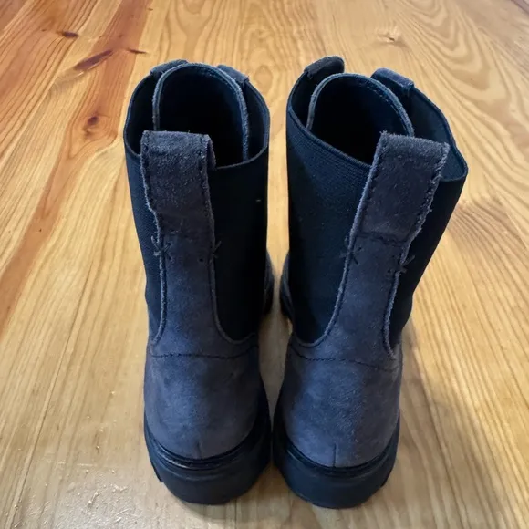 Rag &amp; Bone Shiloh Asphalt Suede Boots Women’s Size: 37.5 (US 7-7.5)