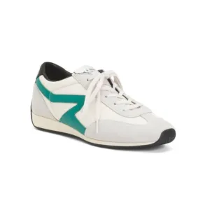 RAG &amp; BONE White/green Suede Retro Runner Slim Shoes