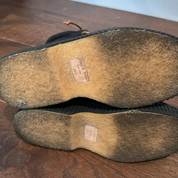 Rag &amp; Bone Women’s Black Suede Boots Size 6.5