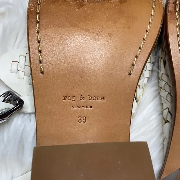 Rag &amp; Bone Wyatt woven leather sandals