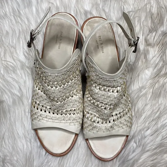 Rag &amp; Bone Wyatt woven leather sandals