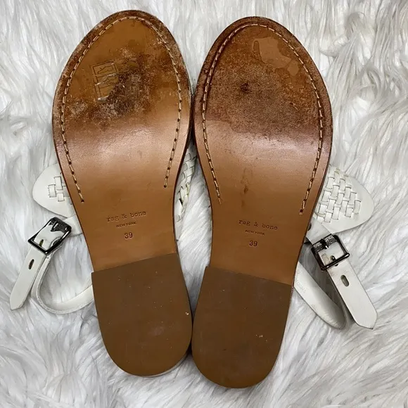 Rag &amp; Bone Wyatt woven leather sandals