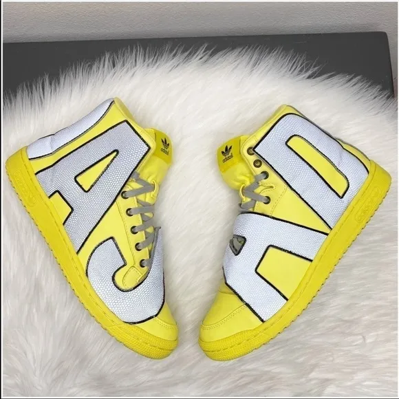 RARE Adidas X Jeremy Scott Spell-out Sneakers