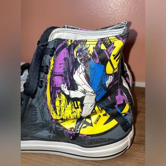 RARE Converse x DC Comics Two Face High Tops - Men’s 11 / Women’s 13