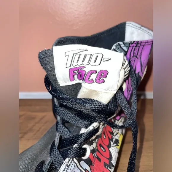 RARE Converse x DC Comics Two Face High Tops - Men’s 11 / Women’s 13