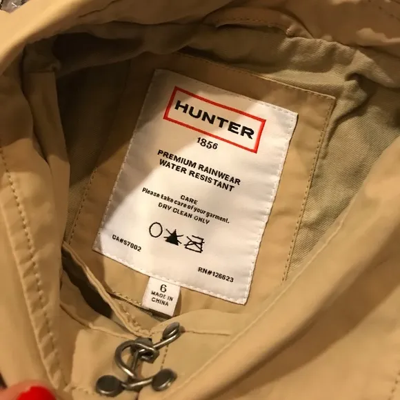 RARE Hunter Classic Trench Coat!