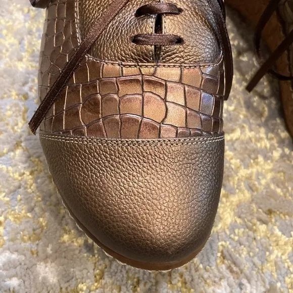 RARE!!!!! Siamo Quattro cork platform shoes 7.5/8 🇮🇹