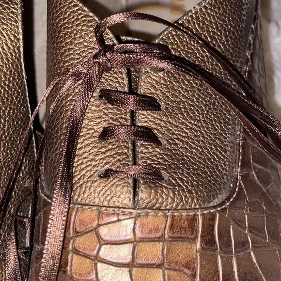 RARE!!!!! Siamo Quattro cork platform shoes 7.5/8 🇮🇹