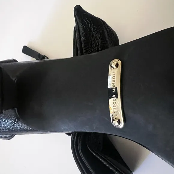 Rebecca Minkoff Black Kaley Bow High Heels are stylish and sophisticated pump