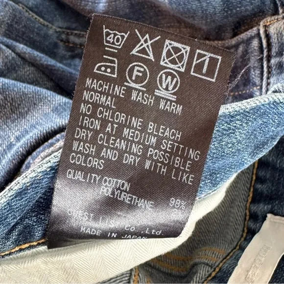 Red Card Anniversary 25th Low Rise Skinny Jeans Slim Fit Blue Denim Size 23