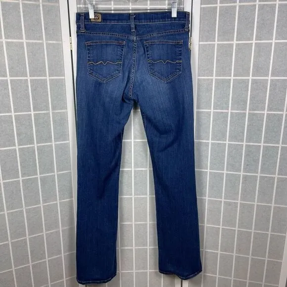 Red Engine Garnet Jeans Mid Rise Bootcut Blue Denim Made in USA Size 31 Western