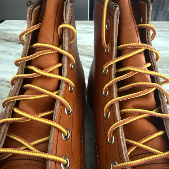 Red Wing 875 6-Inch Oro Legacy Brown Leather Classic Moc Lace-Up Boots Men’s 12D