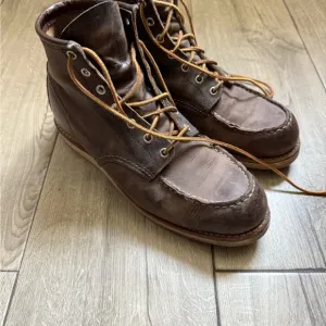 Red Wing Brown Leather Men's Boots