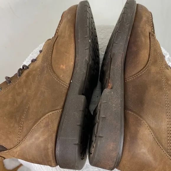Red Wing Mens 8.5 Classic Moc Toe Boots Chukka Ankle Leather Brown Lace Up