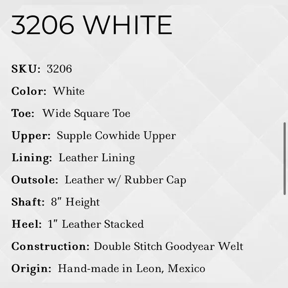 Redhawk Brown and White genuine leather Cowboy Rodeo Boots