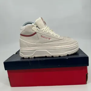 Reebok Club C Geo Mid‎ Women’s 6 Vincha Chalk Platform Sneakers Tennis Shoes