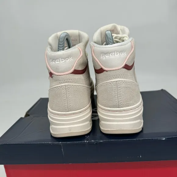 Reebok Club C Geo Mid‎ Women’s 6 Vincha Chalk Platform Sneakers Tennis Shoes
