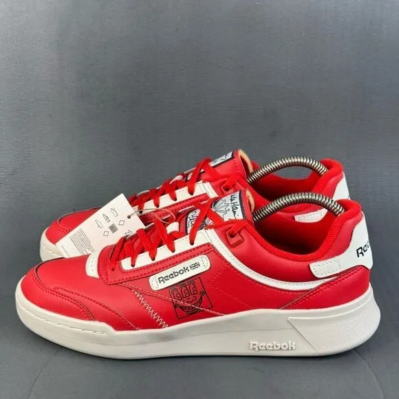 Reebok Keith Haring x Club C Legacy 'Three-Eyed Smiling Face' shoes mens size 8