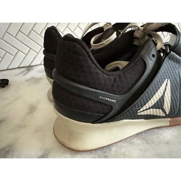 Reebok Legacy Lifter White Black size 12.