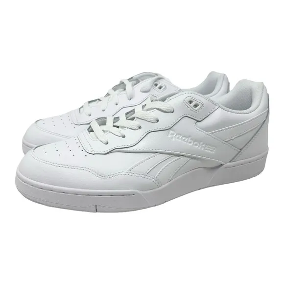 Reebok Men’s BB 4000 II Premium Leather Basketball 100033737 White/Grey Size 12