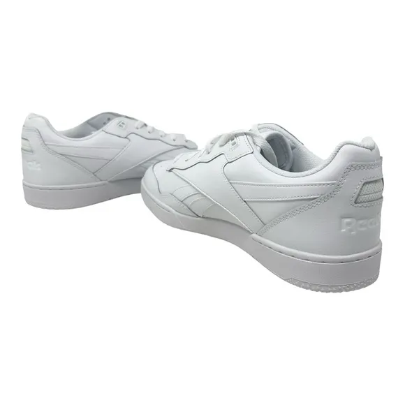 Reebok Men’s BB 4000 II Premium Leather Basketball 100033737 White/Grey Size 12