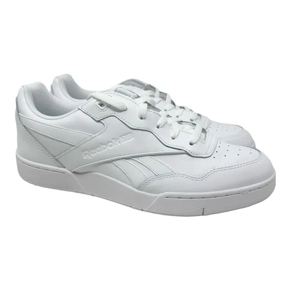 Reebok Men’s BB 4000 II Premium Leather Basketball 100033737 White/Grey Size 12