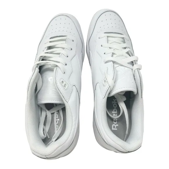 Reebok Men’s BB 4000 II Premium Leather Basketball 100033737 White/Grey Size 12