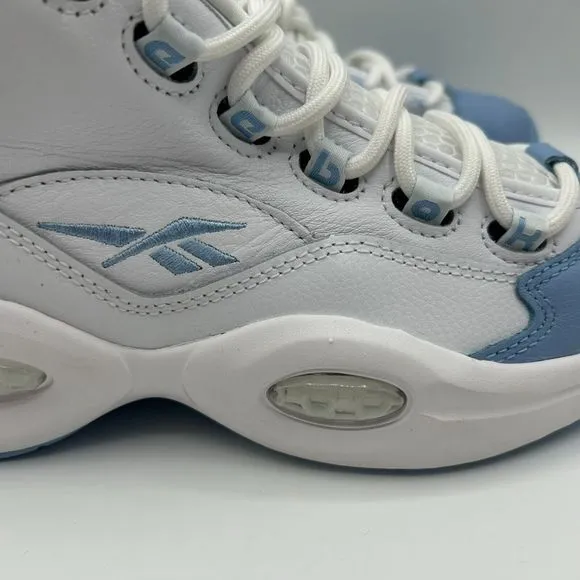 Reebok Question Mid Basketball Sneakers Retro Shoes Juniors Size 5.5