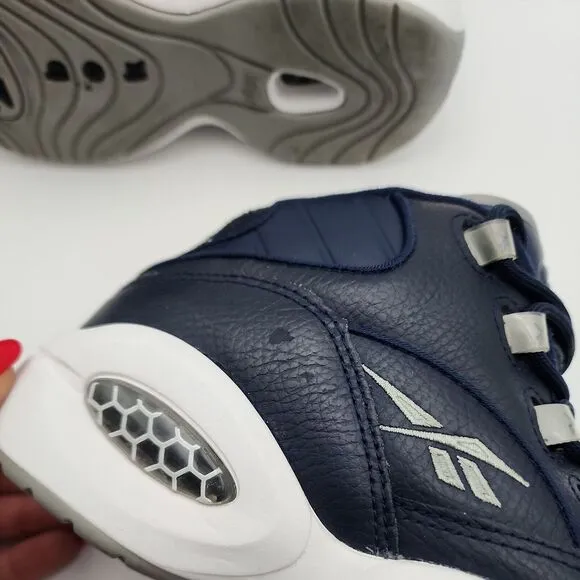 Reebok Question Mid‎ Retro Georgetown Iverson GS Size 5.5 FX1074 90s HOYAS Kids