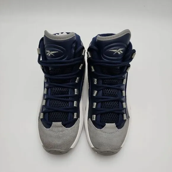 Reebok Question Mid‎ Retro Georgetown Iverson GS Size 5.5 FX1074 90s HOYAS Kids