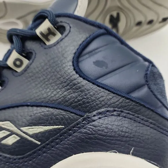 Reebok Question Mid‎ Retro Georgetown Iverson GS Size 5.5 FX1074 90s HOYAS Kids