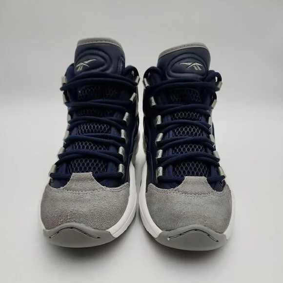 Reebok Question Mid‎ Retro Georgetown Iverson GS Size 5.5 FX1074 90s HOYAS Kids