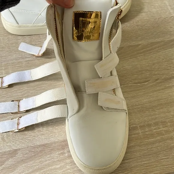 Retro J75 by JUMP Zealot White Chunky Running Sneakers Shoes High Tops 10