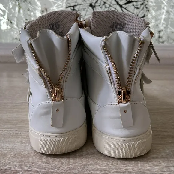 Retro J75 by JUMP Zealot White Chunky Running Sneakers Shoes High Tops 10