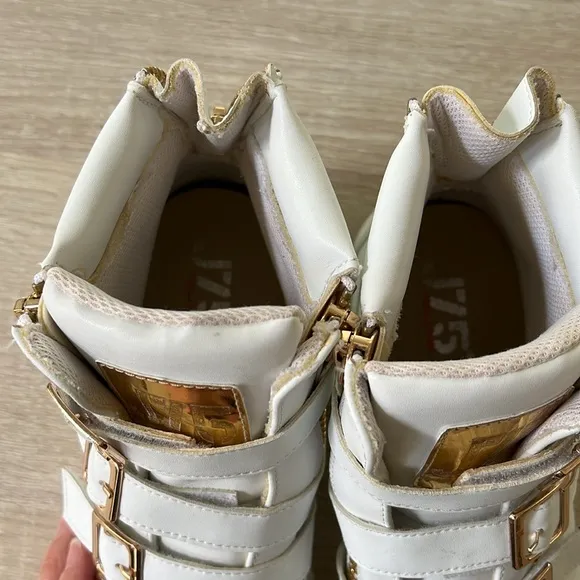 Retro J75 by JUMP Zealot White Chunky Running Sneakers Shoes High Tops 10